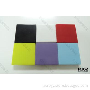 Home Decorative Acrylic Solid Surface Resin Panel Interior